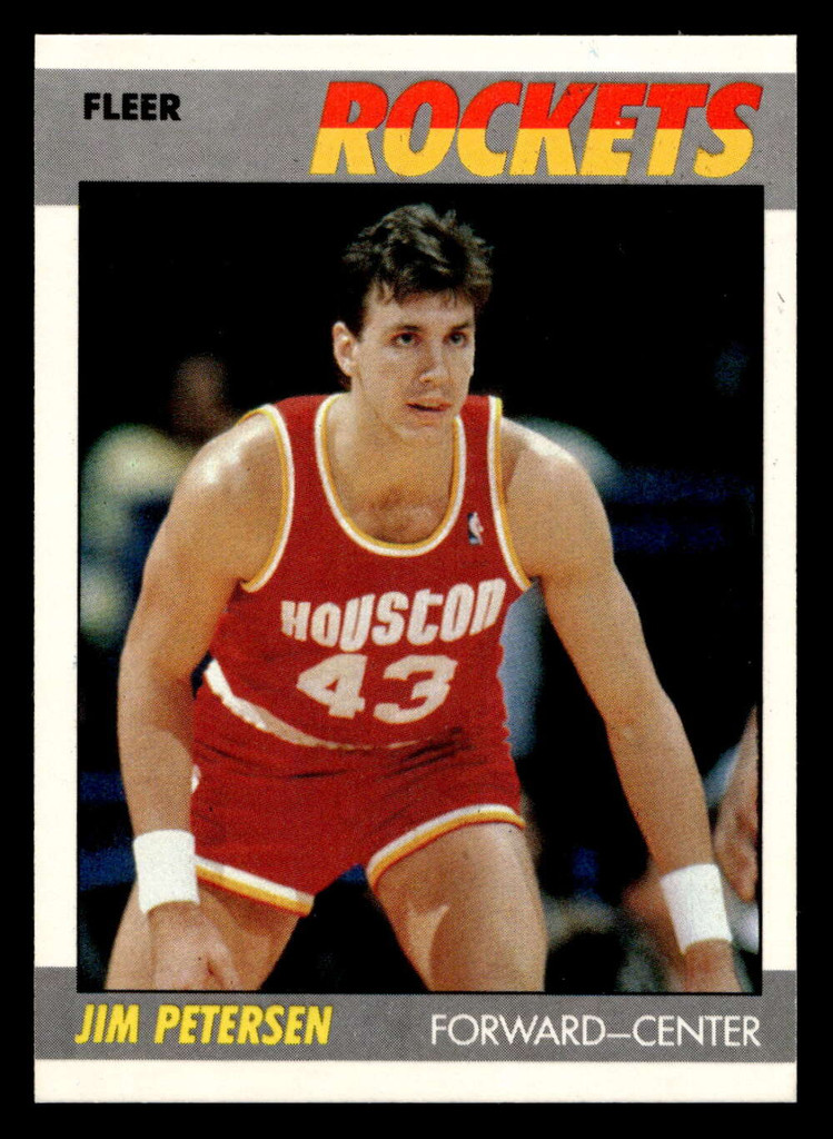 1987-88 Fleer #86 Jim Petersen Near Mint+ Basketball  ID: 509526