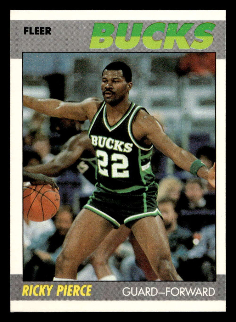 1987-88 Fleer #87 Ricky Pierce Near Mint+ Basketball  ID: 509531