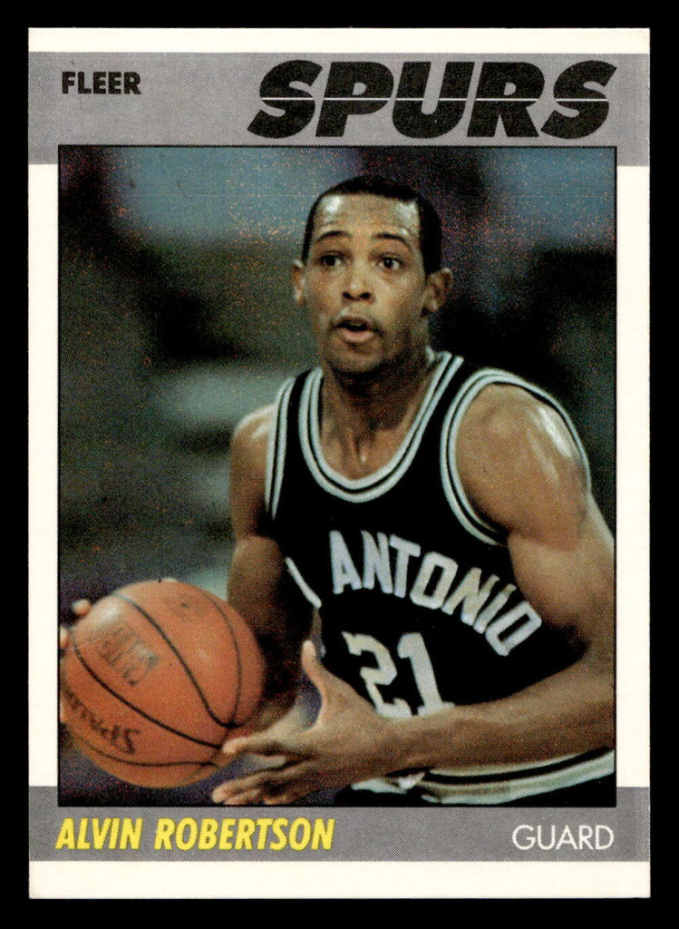 1987-88 Fleer #93 Alvin Robertson Near Mint+ Basketball  ID: 509560