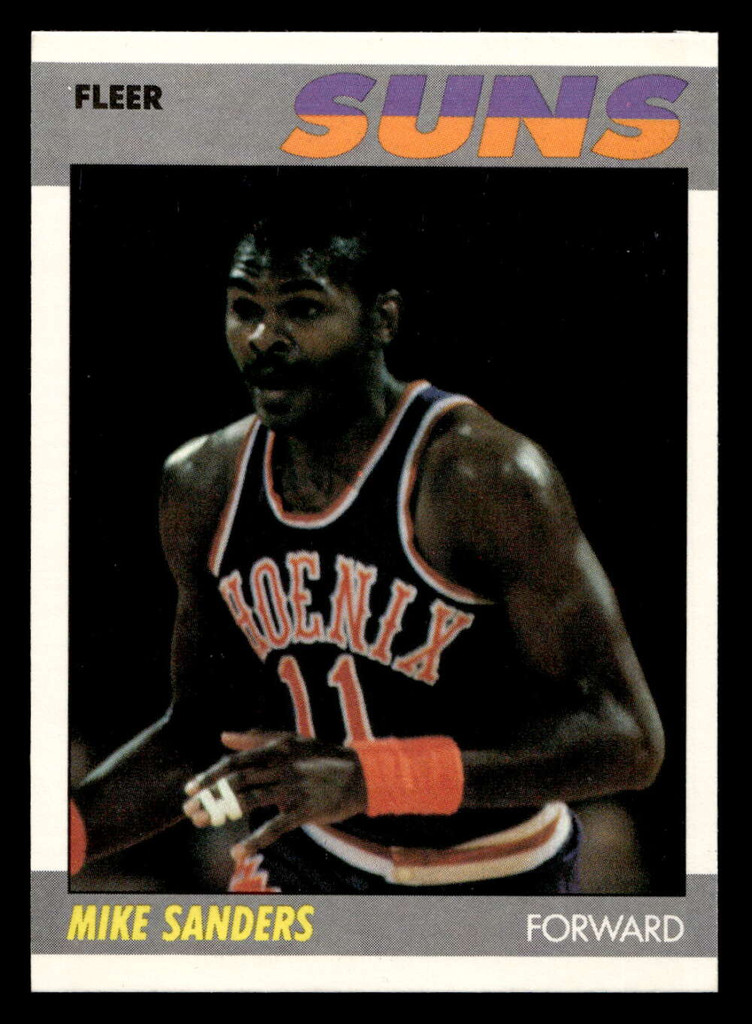 1987-88 Fleer #96 Mike Sanders Near Mint+ Basketball  ID: 509576