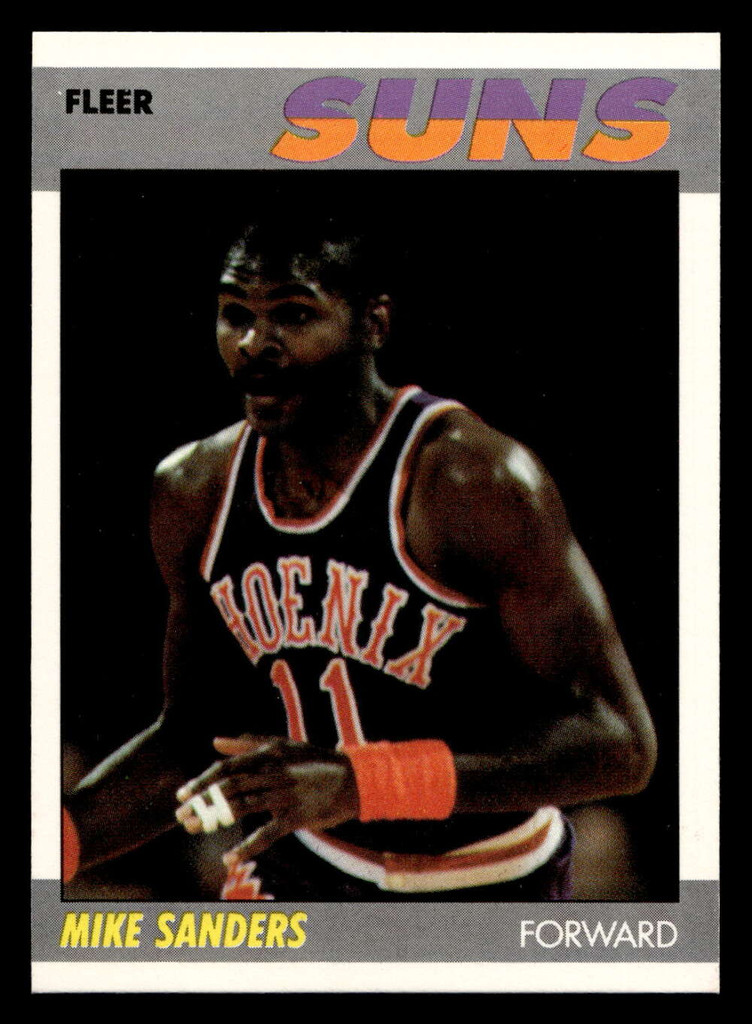 1987-88 Fleer #96 Mike Sanders Near Mint+ Basketball  ID: 509577