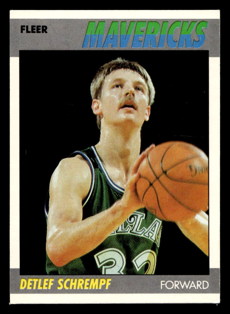 1987-88 Fleer #97 Detlef Schrempf Ex-Mint RC Rookie Basketball 
