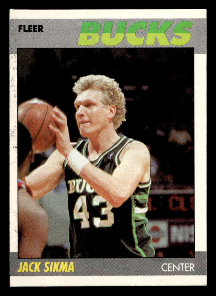 1987-88 Fleer #100 Jack Sikma Near Mint Basketball  ID: 509594