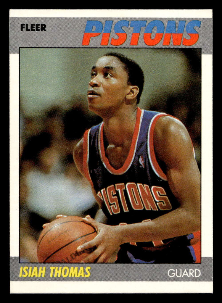 1987-88 Fleer #106 Isiah Thomas Near Mint+ Basketball 