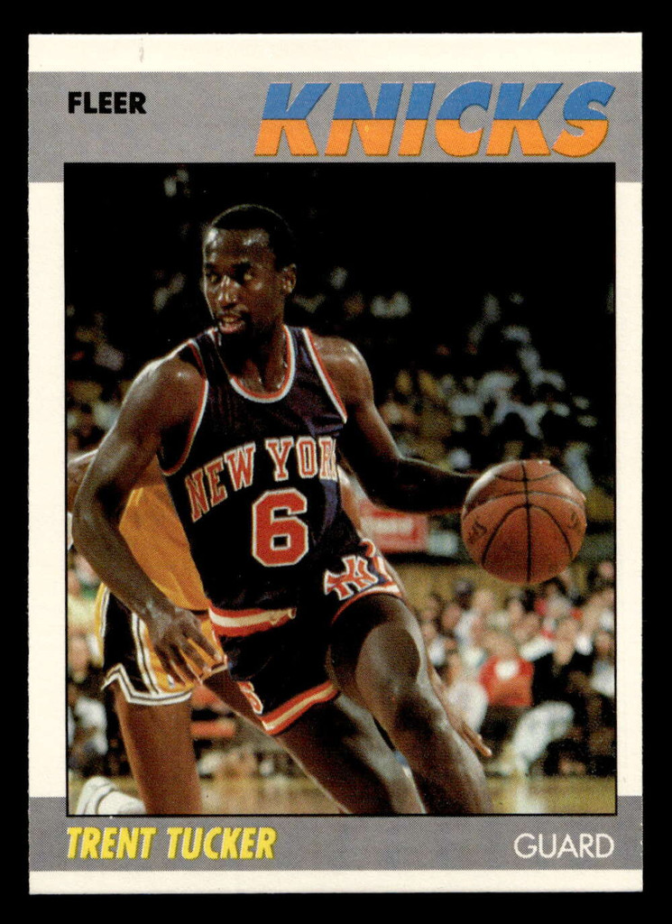 1987-88 Fleer #113 Trent Tucker Near Mint+ RC Rookie Basketball  ID: 509655