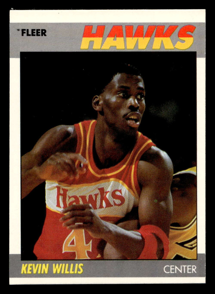 1987-88 Fleer #124 Kevin Willis Ex-Mint Basketball 