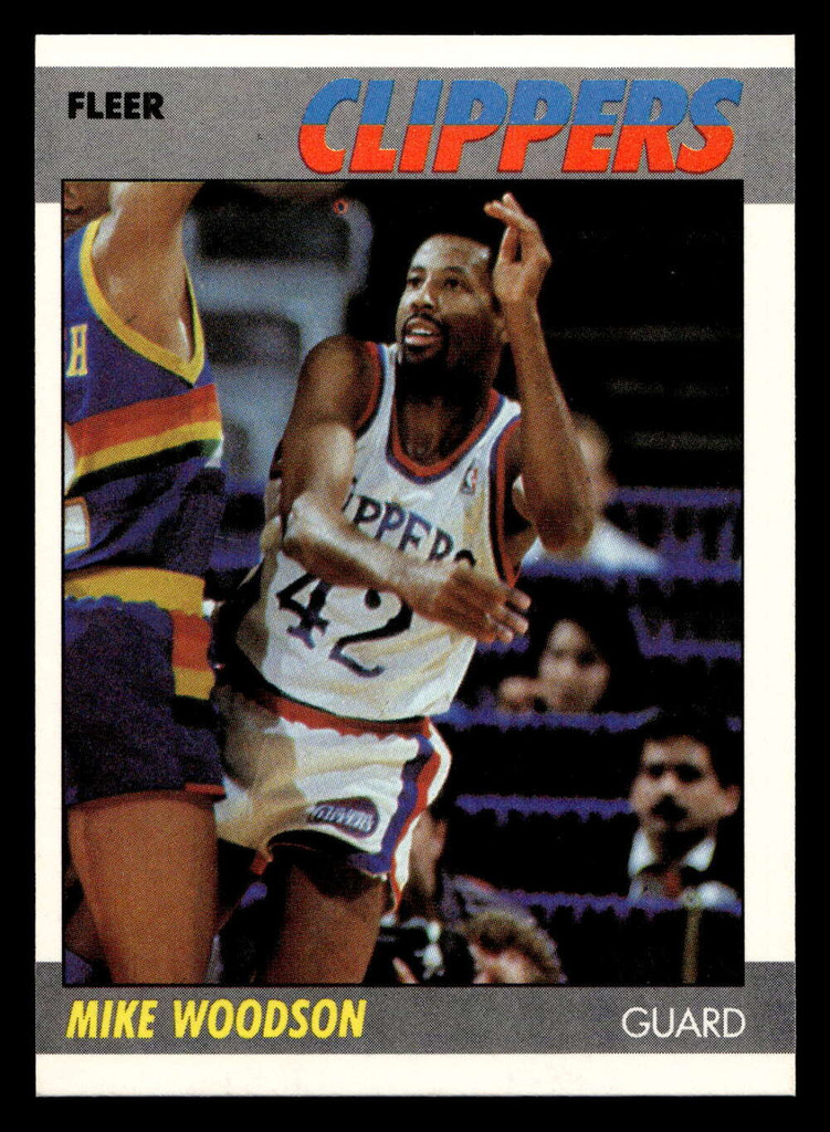 1987-88 Fleer #128 Mike Woodson Near Mint+ Basketball  ID: 509729