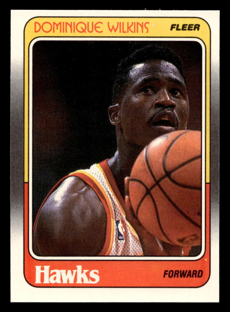 1988-89 Fleer #5 Dominique Wilkins Near Mint+ Basketball  ID: 509763