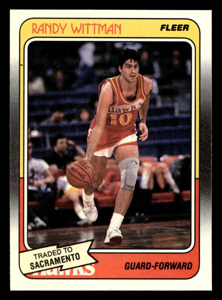 1988-89 Fleer #7 Randy Wittman Near Mint+ Basketball  ID: 509771