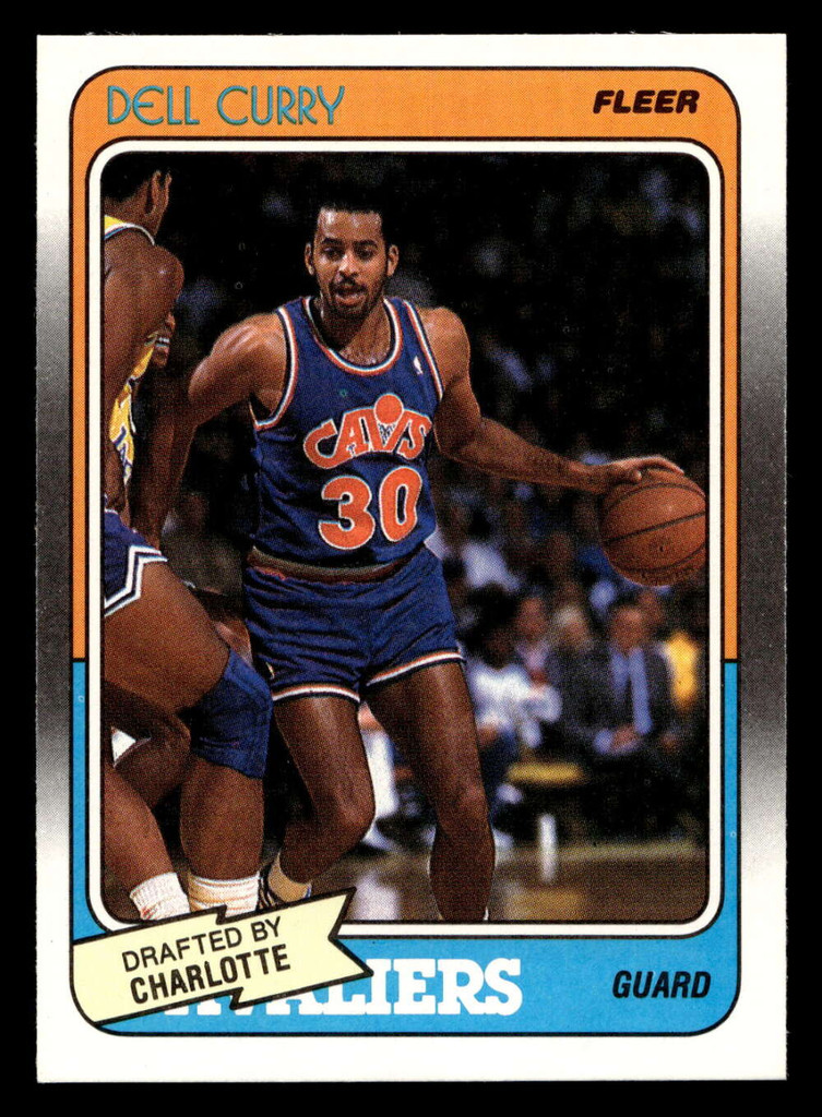 1988-89 Fleer #14 Dell Curry Near Mint+ RC Rookie Basketball  ID: 509801
