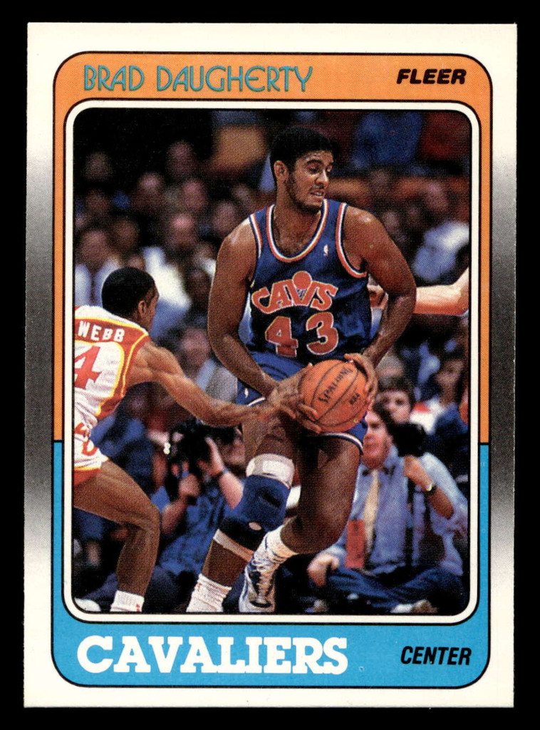 1988-89 Fleer #22 Brad Daugherty Near Mint+ Basketball  ID: 509824