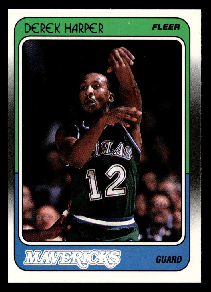 1988-89 Fleer #30 Derek Harper Near Mint+ Basketball  ID: 509861