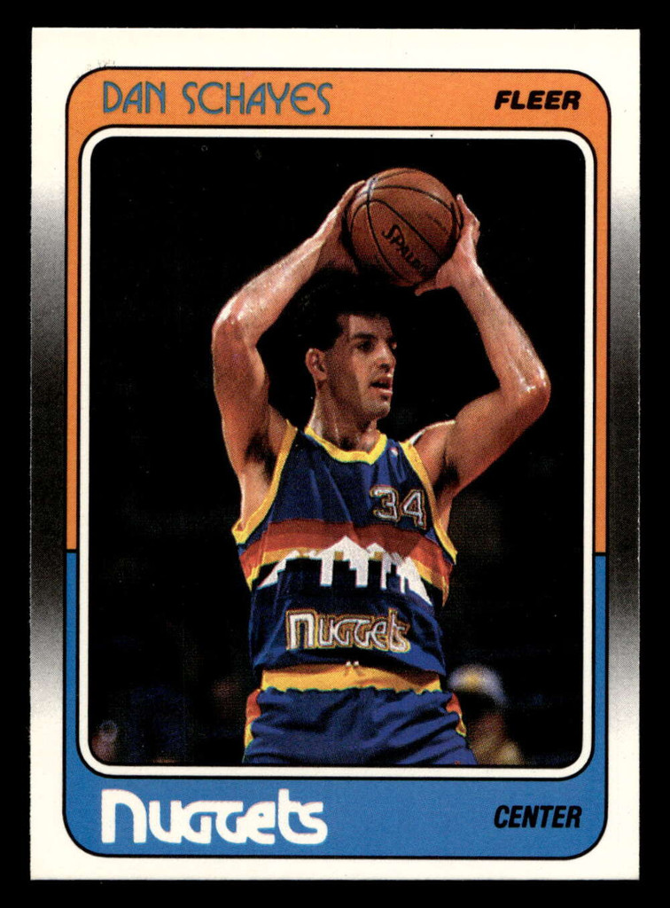1988-89 Fleer #37 Danny Schayes Near Mint+ Basketball  ID: 509896