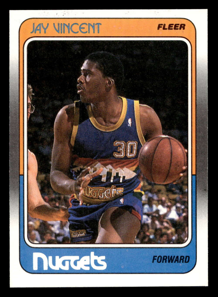 1988-89 Fleer #38 Jay Vincent Near Mint+ Basketball  ID: 509899