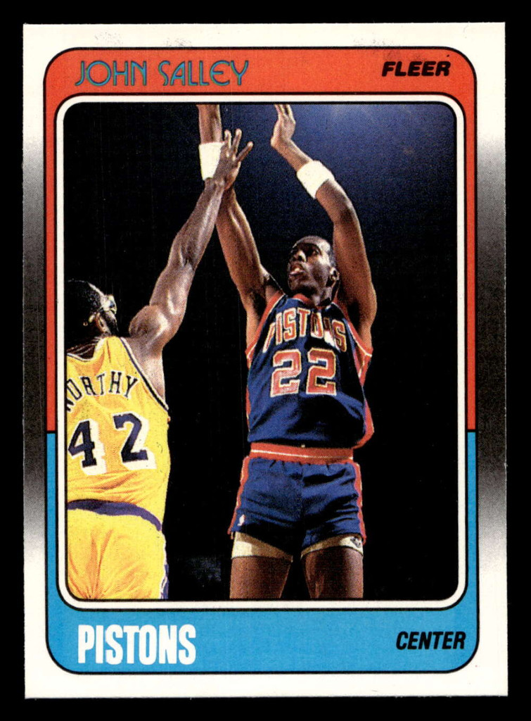 1988-89 Fleer #44 John Salley Near Mint+ RC Rookie Basketball  ID: 509927