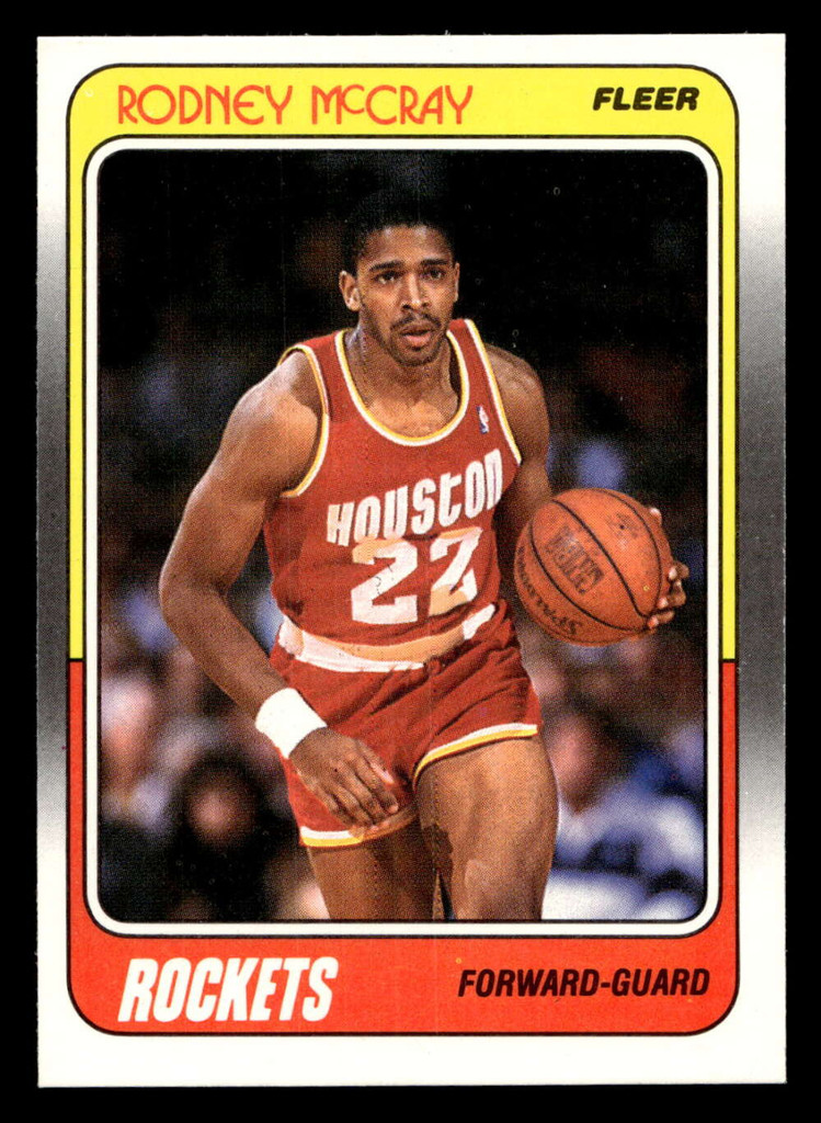 1988-89 Fleer #52 Rodney McCray Near Mint+ Basketball  ID: 509964