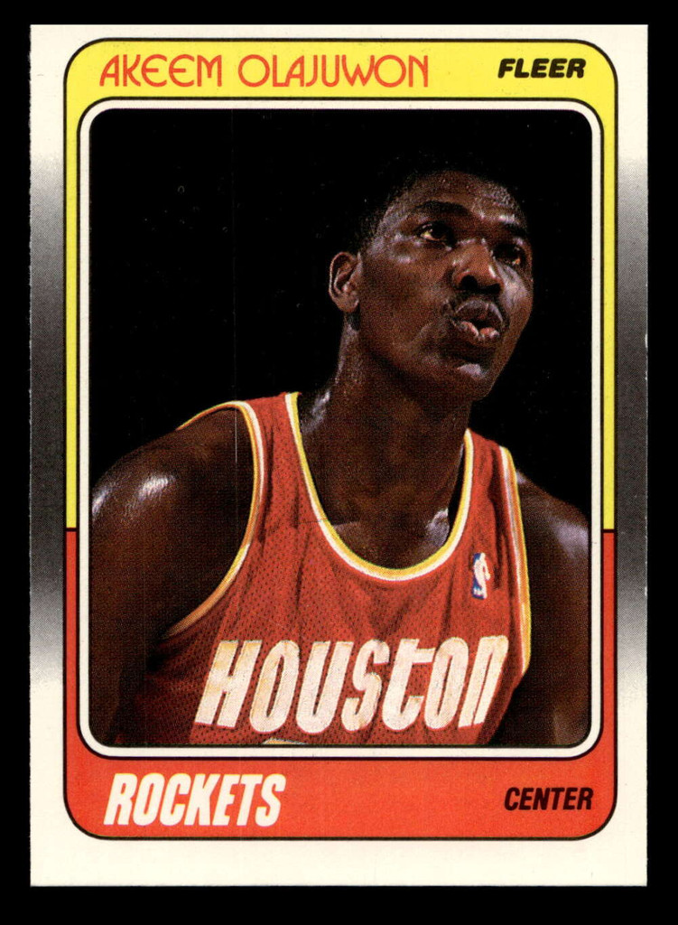 1988-89 Fleer #53 Hakeem Olajuwon Near Mint+ Basketball  ID: 509969