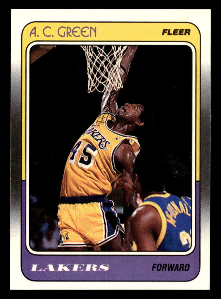 1988-89 Fleer #66 A.C. Green Near Mint+ Basketball  ID: 510030