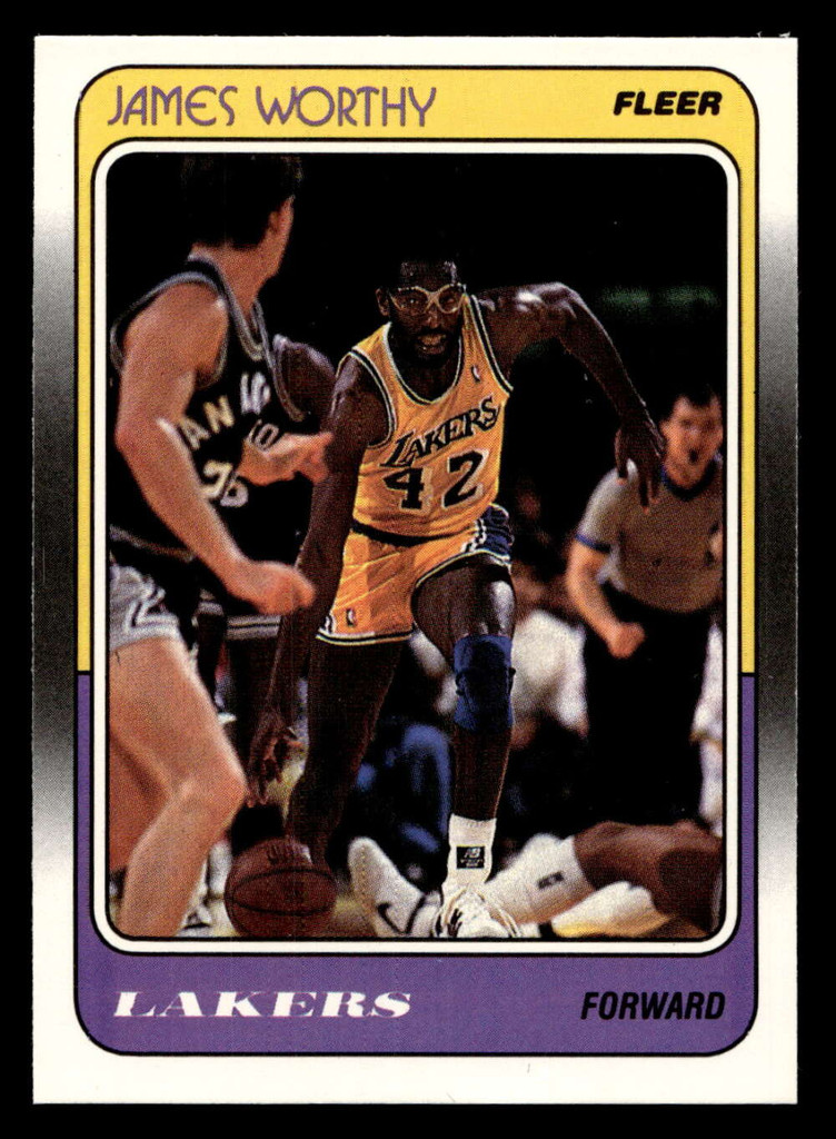 1988-89 Fleer #70 James Worthy Near Mint+ Basketball  ID: 510045