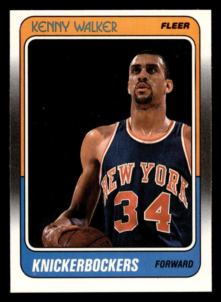 1988-89 Fleer #83 Kenny Walker Near Mint+ RC Rookie Basketball  ID: 510097
