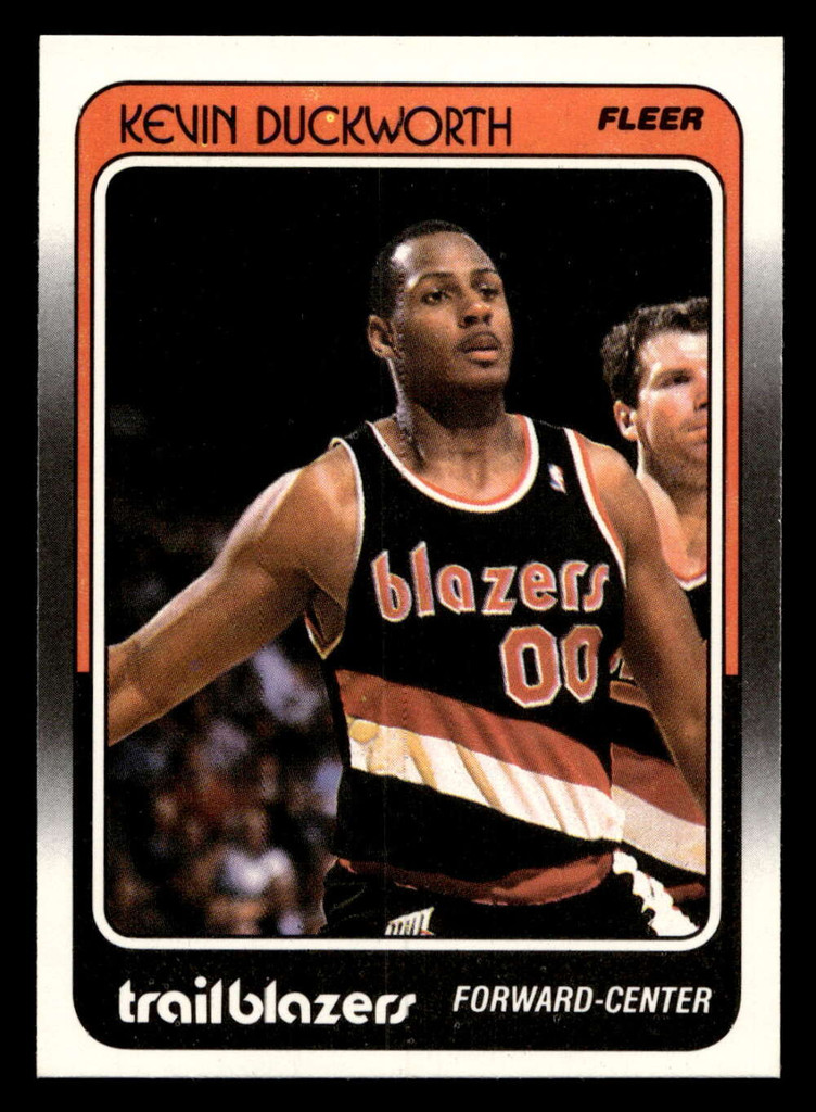 1988-89 Fleer #93 Kevin Duckworth Near Mint+ RC Rookie Basketball  ID: 510142