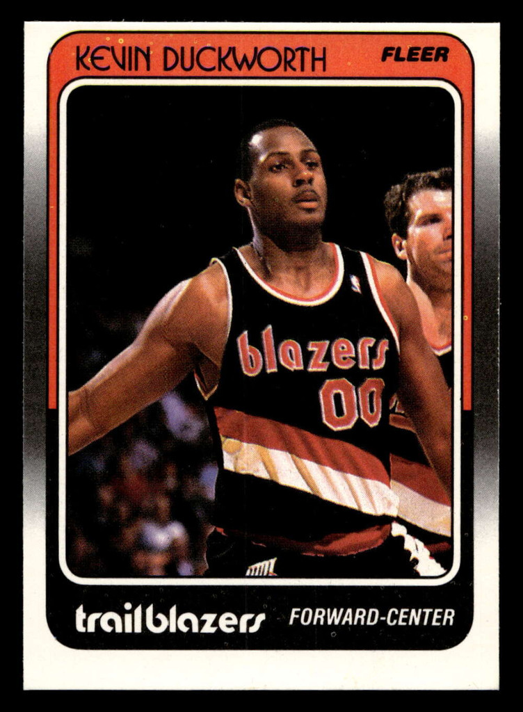 1988-89 Fleer #93 Kevin Duckworth Near Mint+ RC Rookie Basketball  ID: 510143