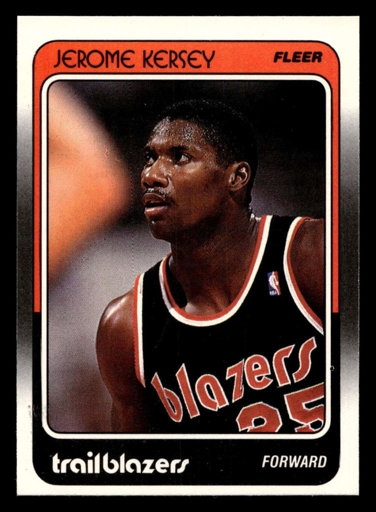 1988-89 Fleer #95 Jerome Kersey Near Mint+ Basketball  ID: 510152