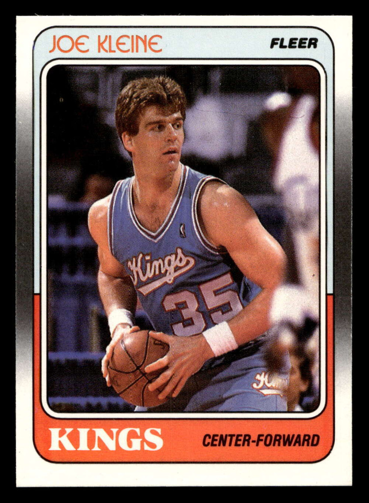 1988-89 Fleer #97 Joe Kleine Near Mint+ RC Rookie Basketball  ID: 510161