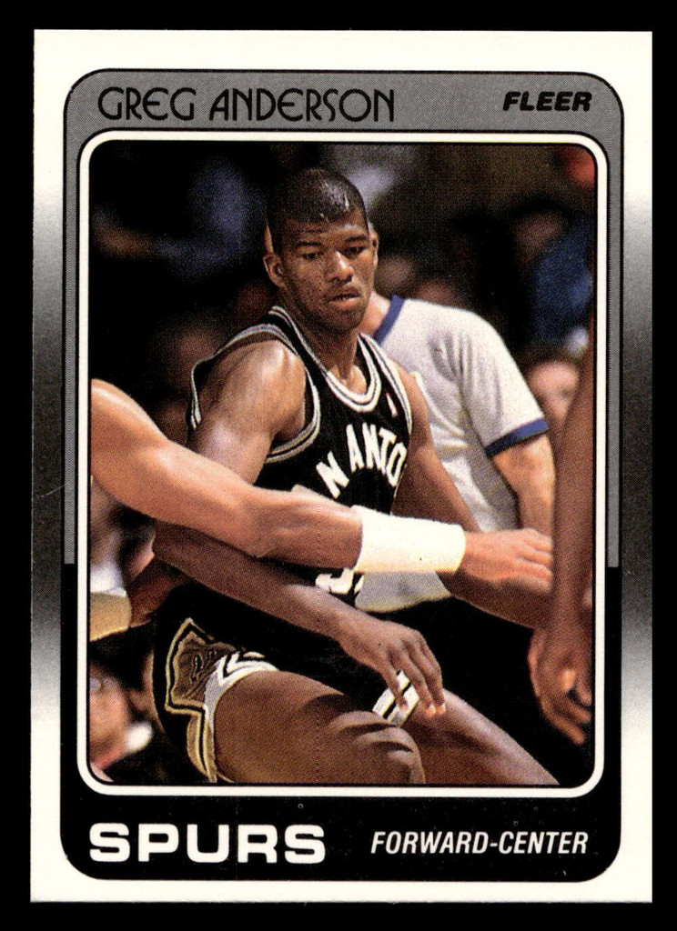 1988-89 Fleer #101 Greg Anderson Near Mint+ RC Rookie Basketball  ID: 510181
