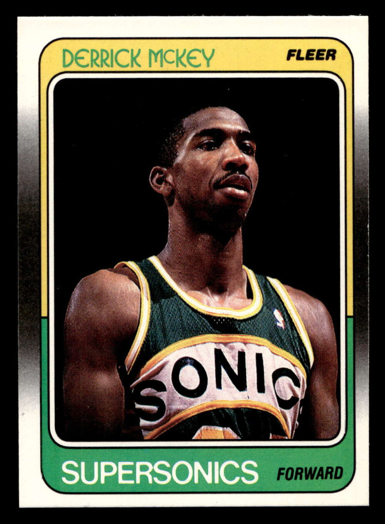 1988-89 Fleer #109 Derrick McKey Near Mint+ RC Rookie Basketball  ID: 510221