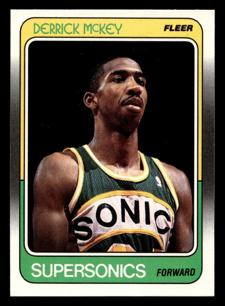 1988-89 Fleer #109 Derrick McKey Near Mint+ RC Rookie Basketball  ID: 510222