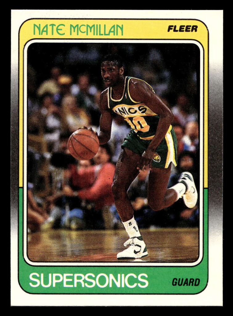 1988-89 Fleer #110 Nate McMillan Near Mint+ Basketball  ID: 510226