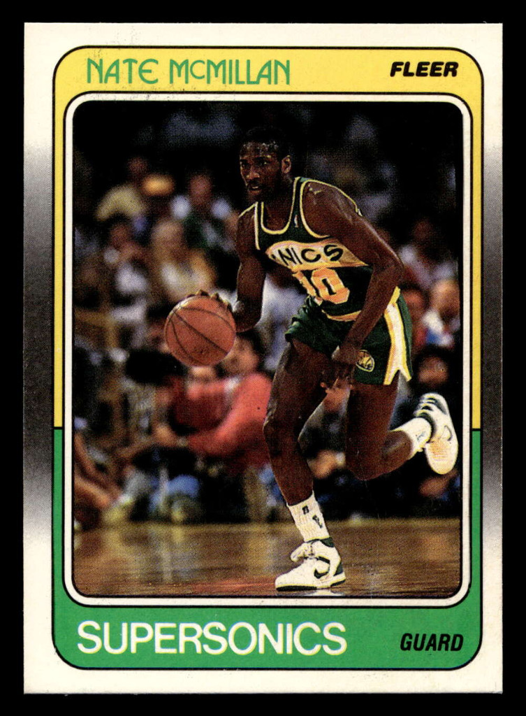1988-89 Fleer #110 Nate McMillan Near Mint+ Basketball  ID: 510227