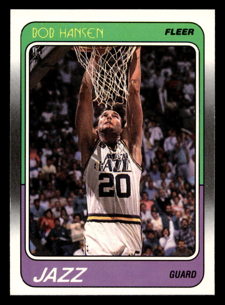 1988-89 Fleer #113 Bobby Hansen Near Mint+ RC Rookie Basketball  ID: 510239
