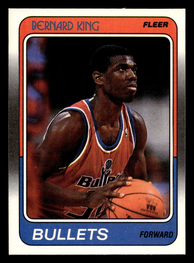 1988-89 Fleer #116 Bernard King Near Mint+ Basketball  ID: 510248