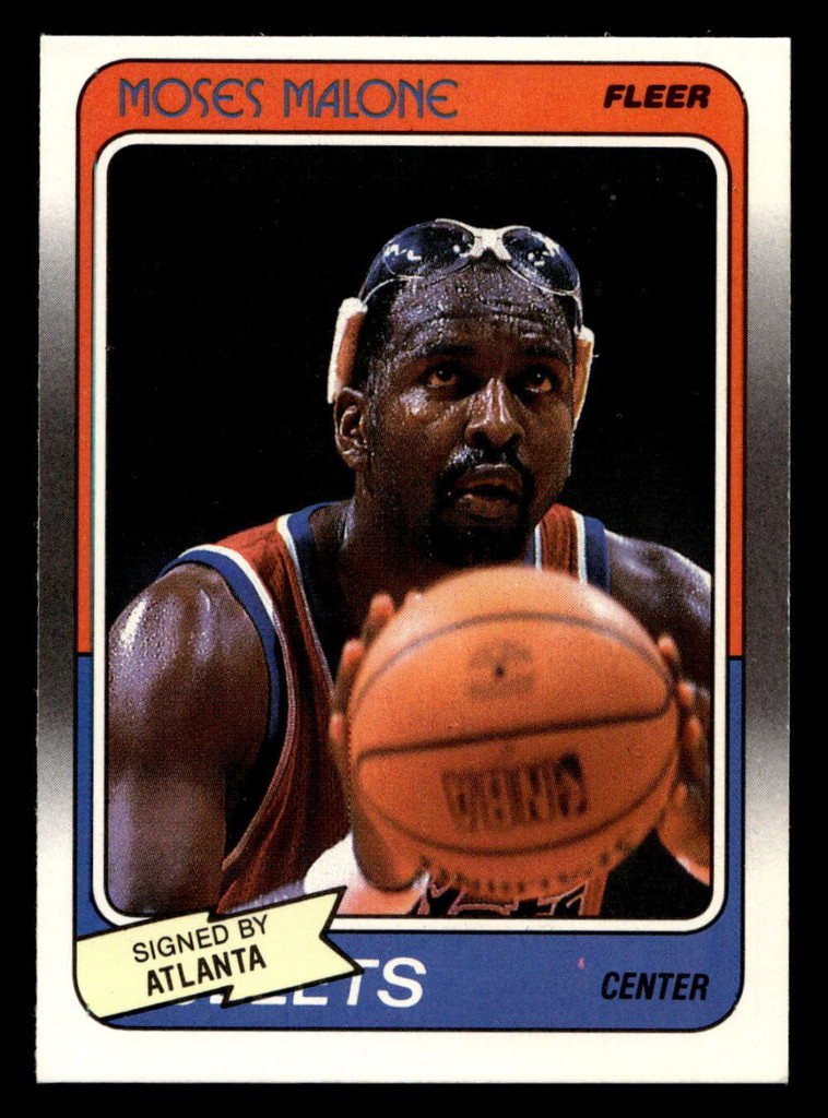 1988-89 Fleer #118 Moses Malone Near Mint+ Basketball  ID: 510258