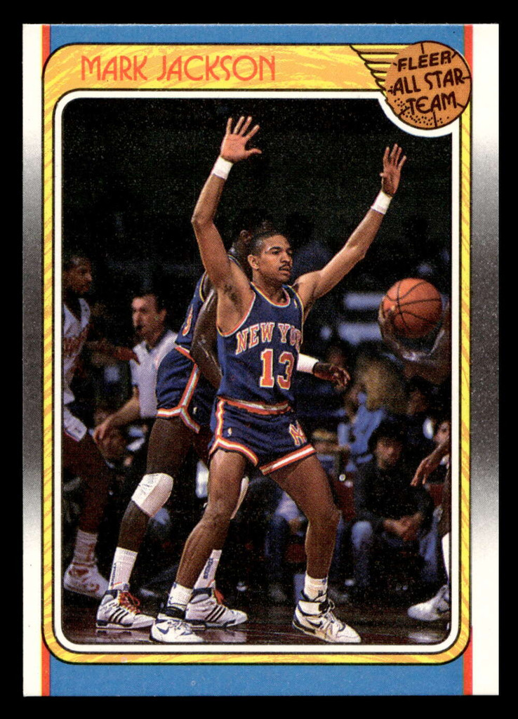 1988-89 Fleer #121 Mark Jackson AS Near Mint+ Basketball  ID: 510264