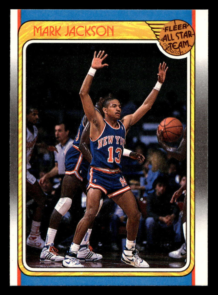 1988-89 Fleer #121 Mark Jackson AS Near Mint+ Basketball  ID: 510266