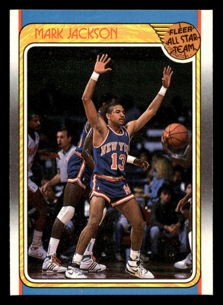 1988-89 Fleer #121 Mark Jackson AS Near Mint+ Basketball  ID: 510267