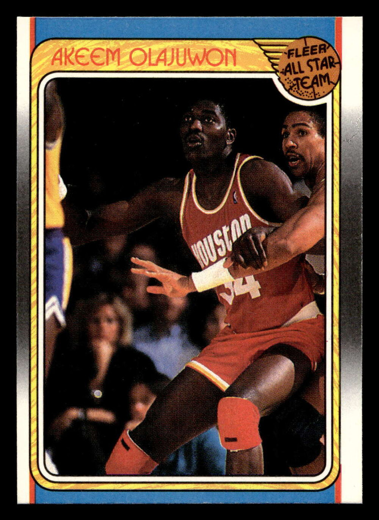 1988-89 Fleer #126 Hakeem Olajuwon AS Near Mint+ Basketball  ID: 510279