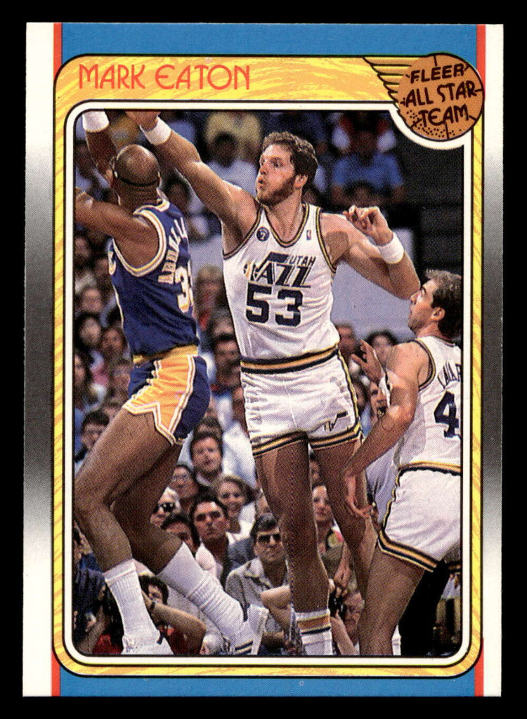 1988-89 Fleer #131 Mark Eaton AS Near Mint+ Basketball  ID: 510301
