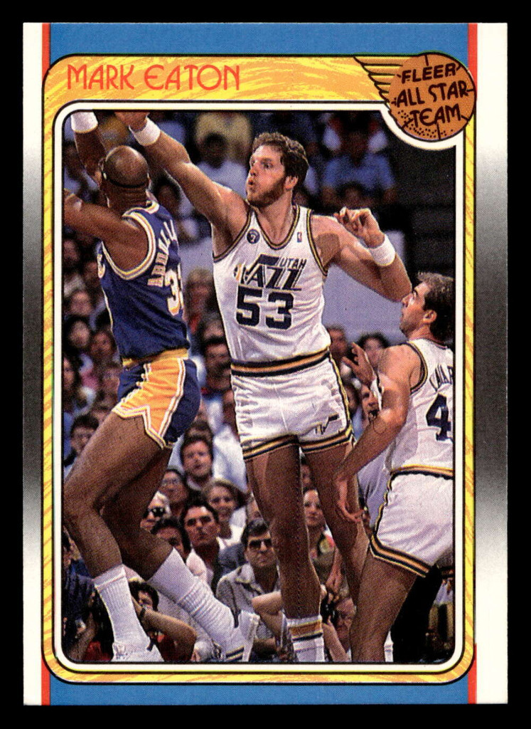 1988-89 Fleer #131 Mark Eaton AS Near Mint+ Basketball  ID: 510303