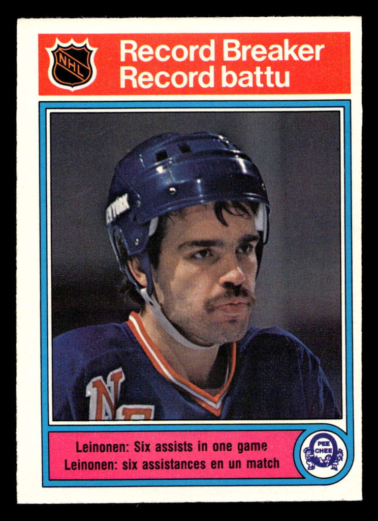 1982-83 O-Pee-Chee #4 Mikko Leinonen RB Near Mint RC Rookie OPC 