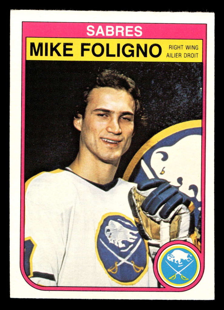 1982-83 O-Pee-Chee #26 Mike Foligno Near Mint+ OPC 