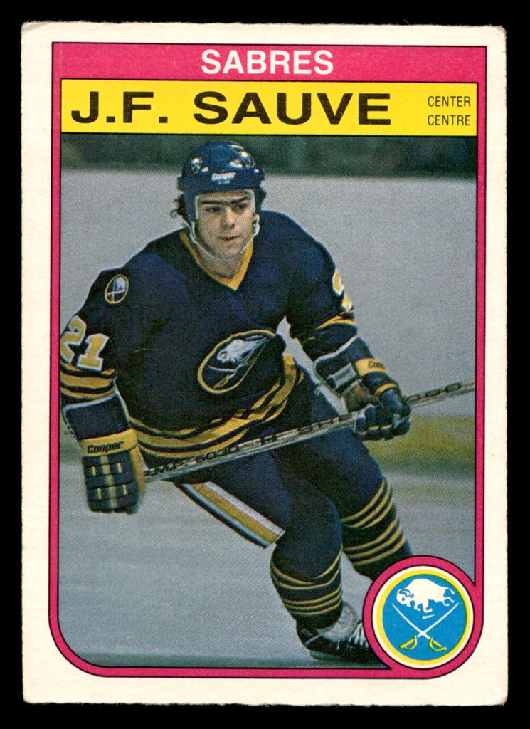 1982-83 O-Pee-Chee #33 J.F. Sauve VG-EX RC Rookie OPC 