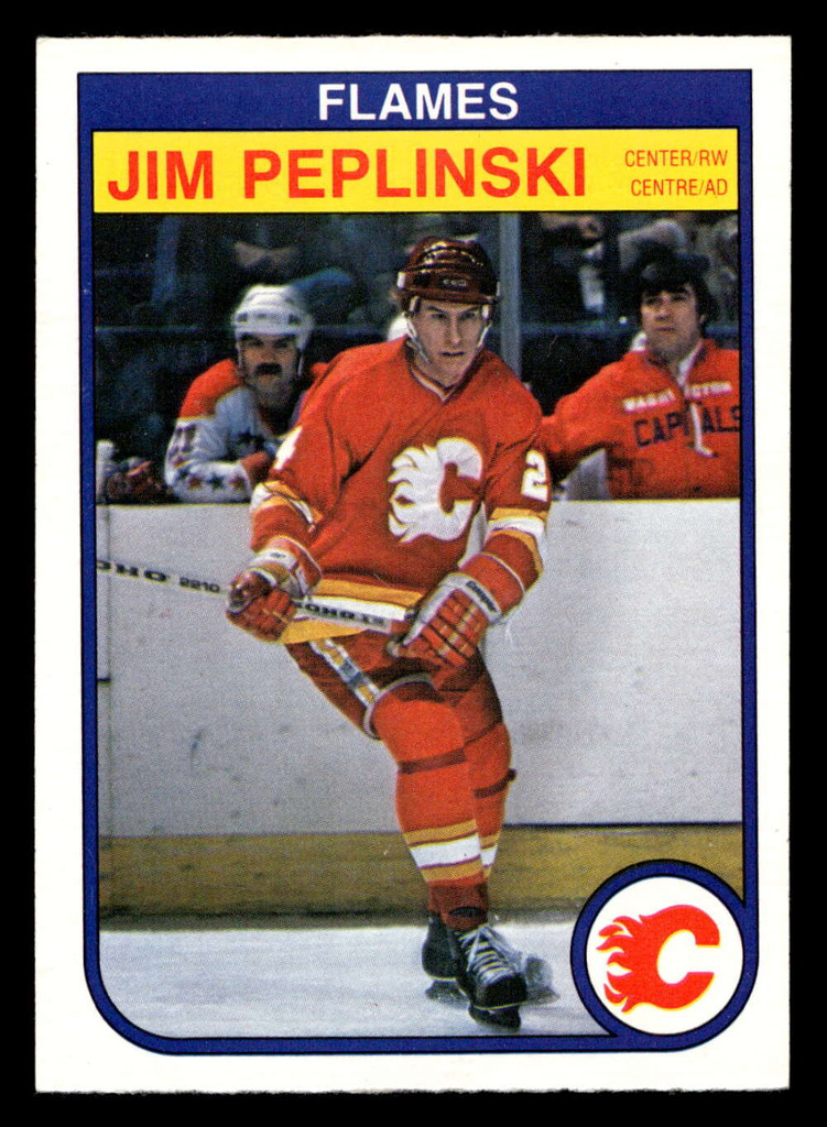 1982-83 O-Pee-Chee #55 Jim Peplinski Near Mint+ OPC 