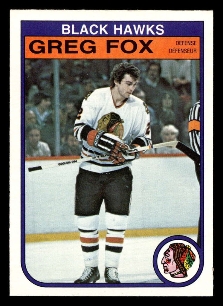 1982-83 O-Pee-Chee #65 Greg Fox Near Mint RC Rookie OPC 