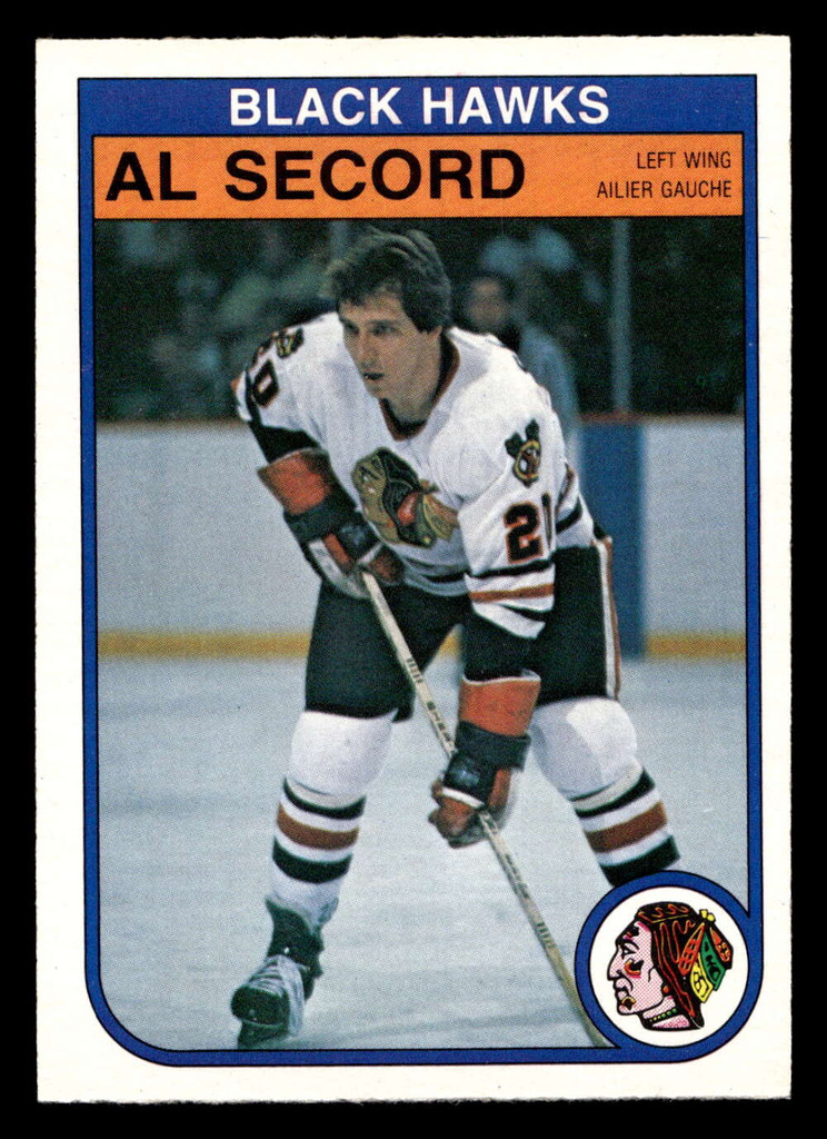 1982-83 O-Pee-Chee #74 Al Secord Near Mint+ OPC 