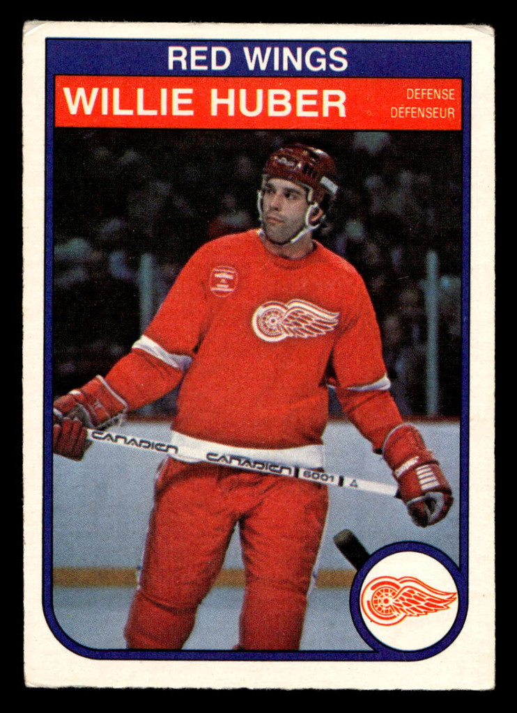 1982-83 O-Pee-Chee #85 Willie Huber VG-EX OPC 