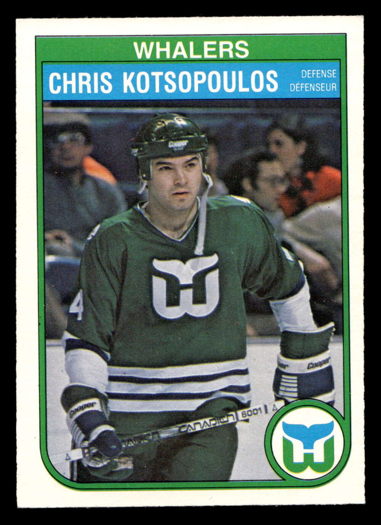 1982-83 O-Pee-Chee #124 Chris Kotsopoulos Near Mint RC Rookie OPC 